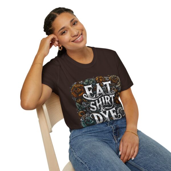 "Eat Shirt & Dye" 2.0 T-Shirt (Unisex) - Printed front & back - Image 47