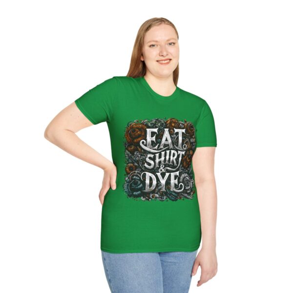 "Eat Shirt & Dye" 2.0 T-Shirt (Unisex) - Printed front & back - Image 78