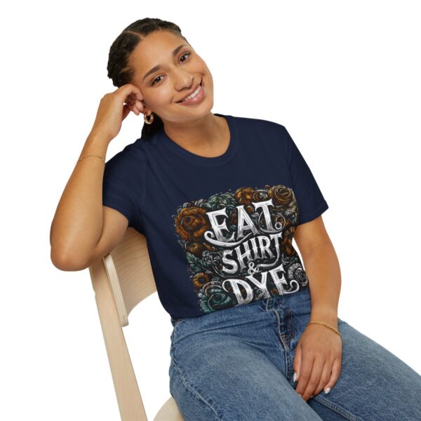 "Eat Shirt & Dye" 2.0 T-Shirt (Unisex) - Printed front & back - Image 131