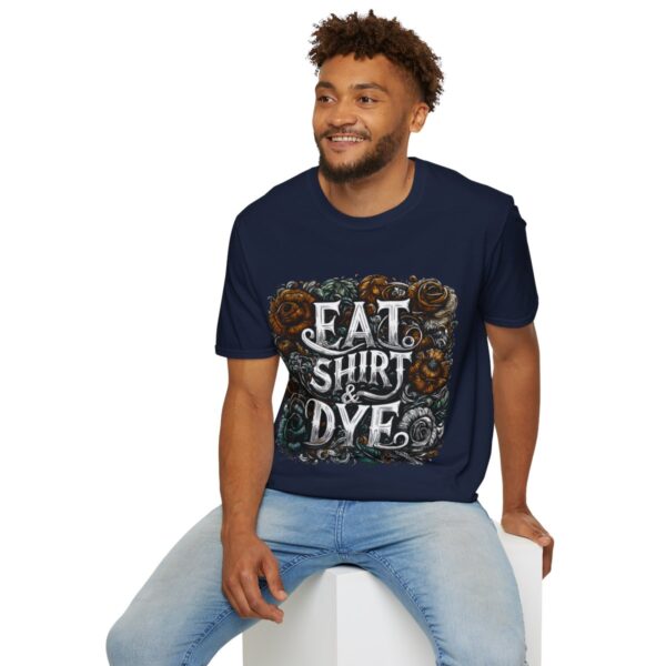 "Eat Shirt & Dye" 2.0 T-Shirt (Unisex) - Printed front & back - Image 121