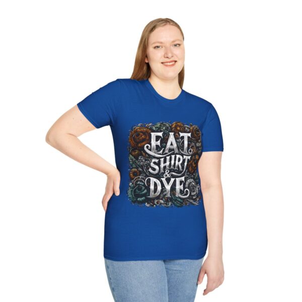 "Eat Shirt & Dye" 2.0 T-Shirt (Unisex) - Printed front & back - Image 114