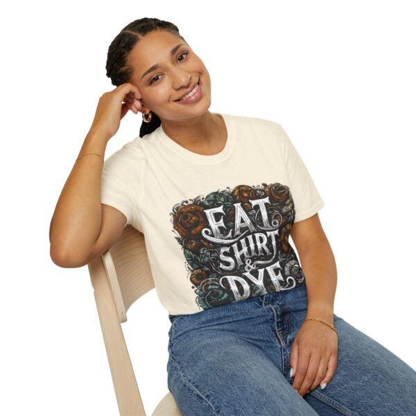 "Eat Shirt & Dye" 2.0 T-Shirt (Unisex) - Printed front & back - Image 59